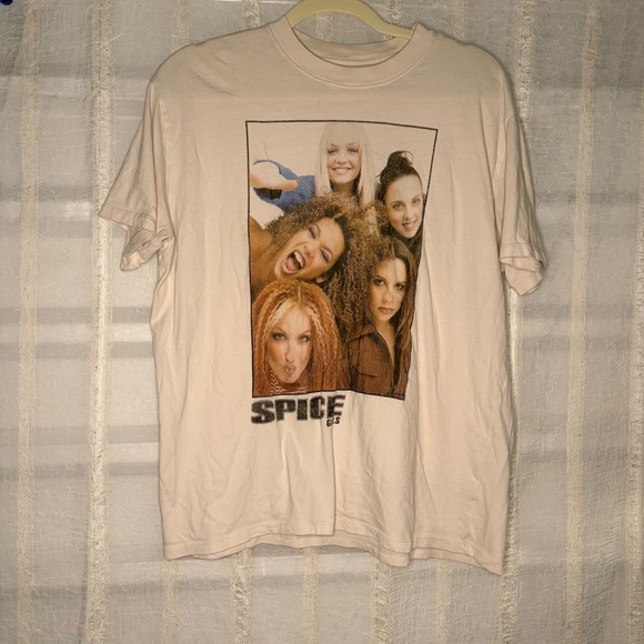 Abercrombie & Fitch Tops - Abercrombie & Fitch Spice Girls Graphic Tee Women S Cream Excellent Oversized